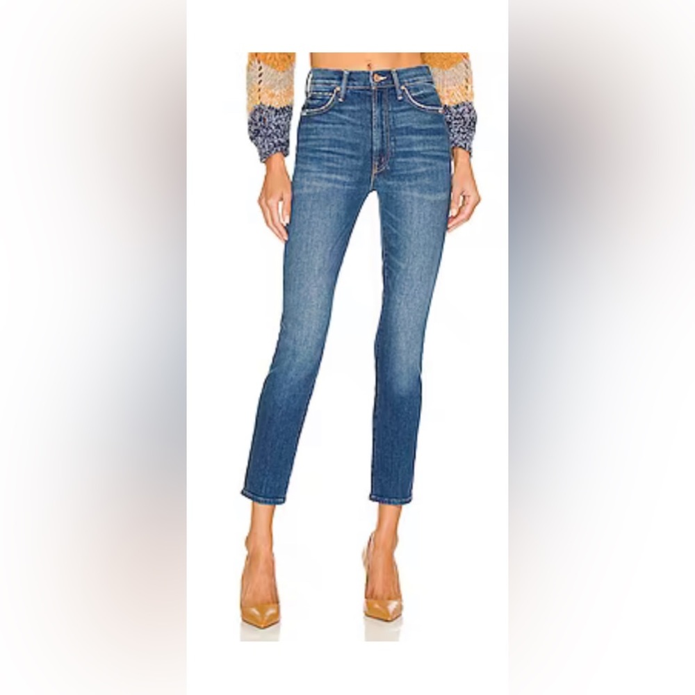 MOTHER The Swooner Rascal Ankle in Where Is My Mind? Size 30